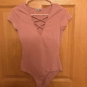 Crisscross Body Suit